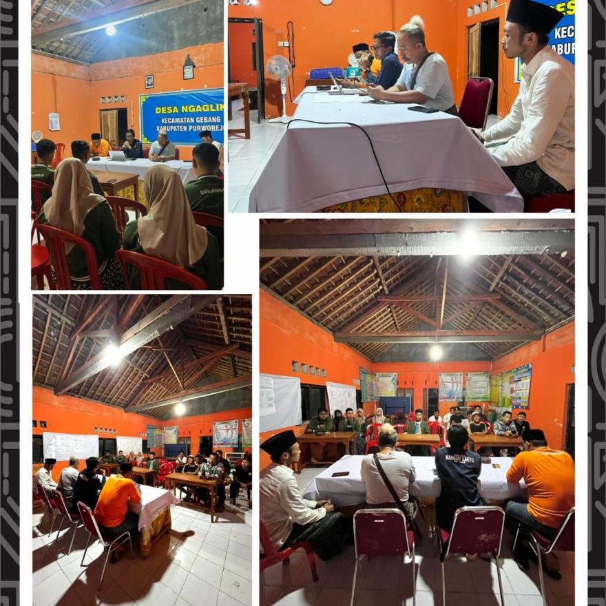 Rapat Karang Taruna Desa Ngaglik Dalam Rangka Menyambut Gebyar Ramadhan Untuk Mendukung UMKM